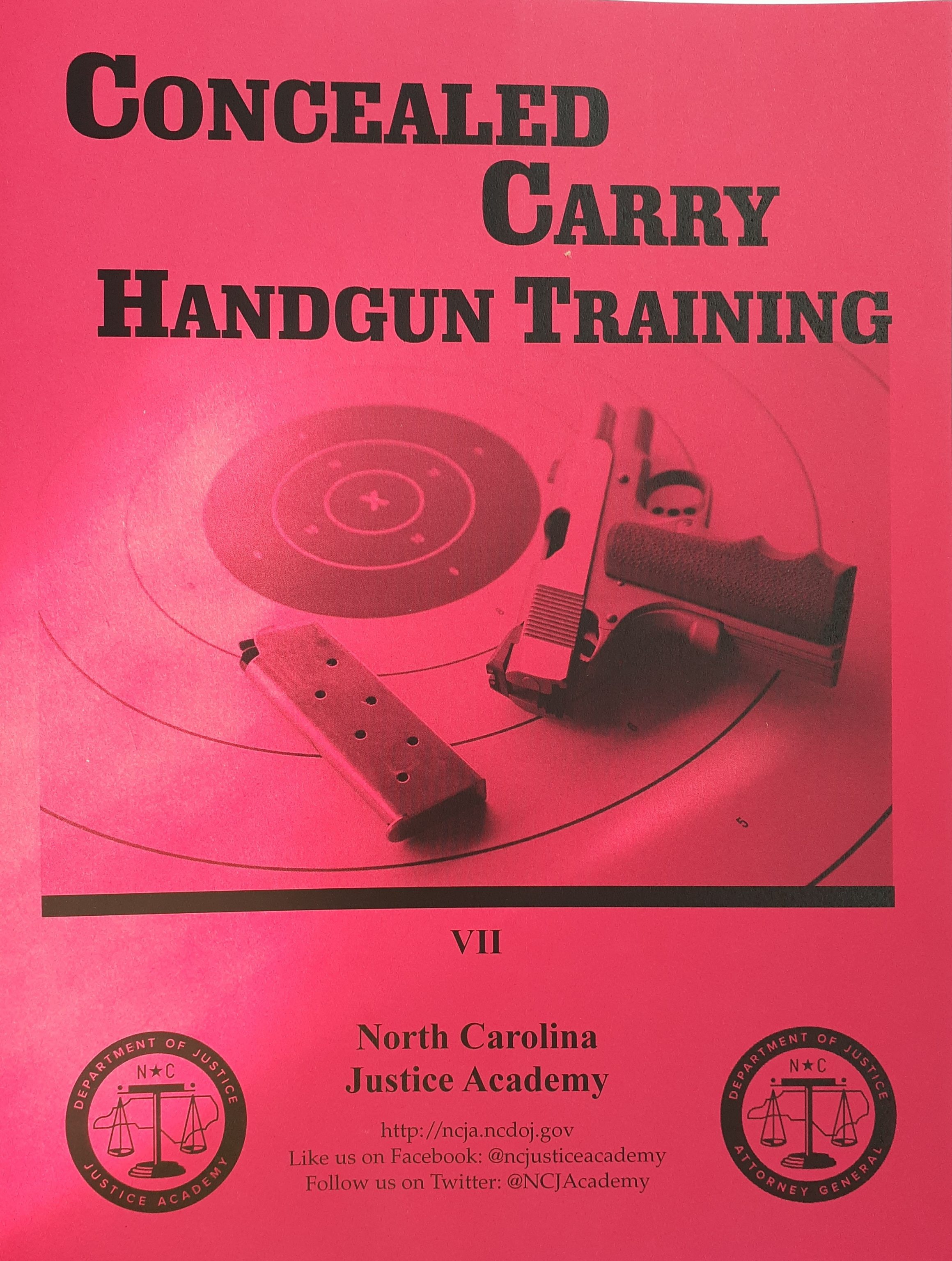 Sat Feb 20 2021 NC Concealed Carry Handgun Course IMFs Corporation